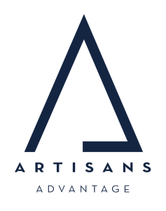 Artisans Advantage logo in dark blue